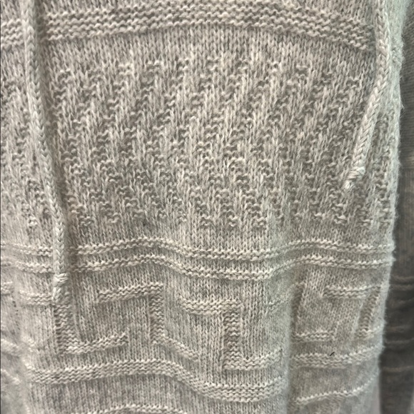 Sonoma Light Gray Hooded Knit Sweater - Picture 3 of 8